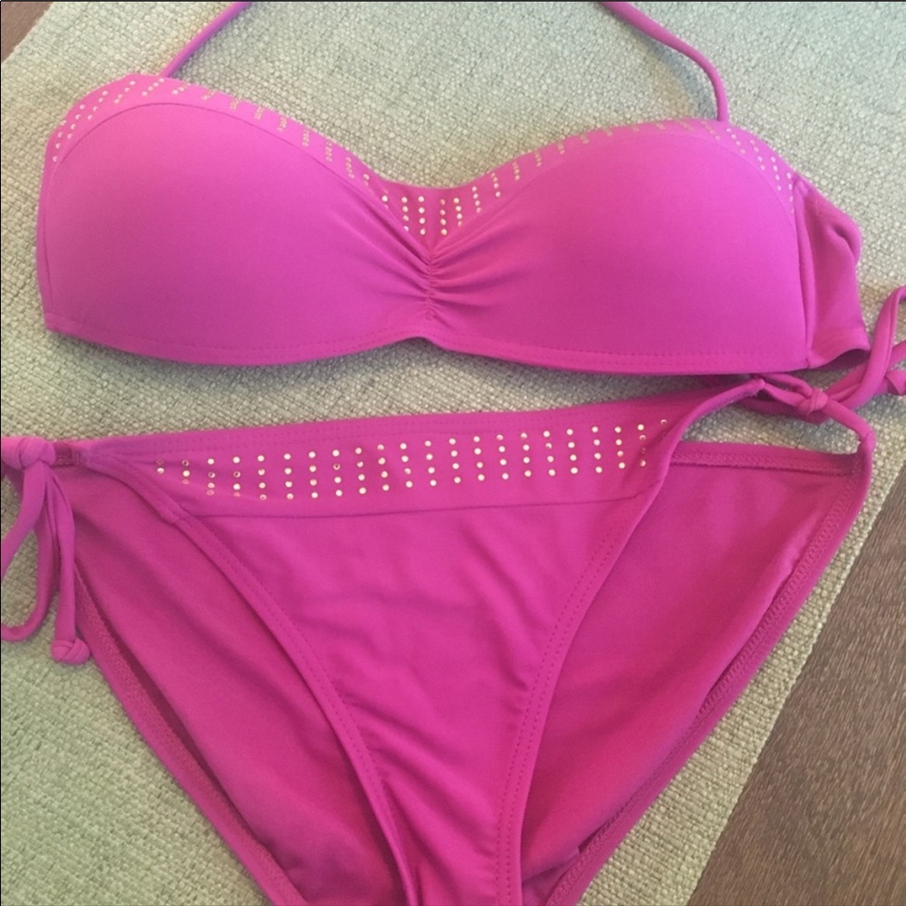 Pink String Bikini